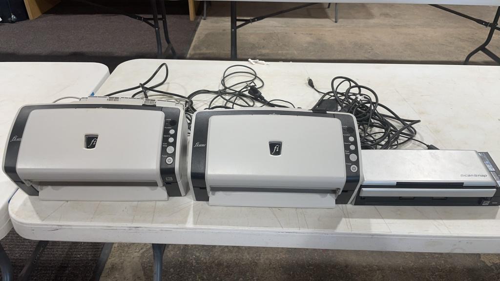 3 Fujitsu scanners