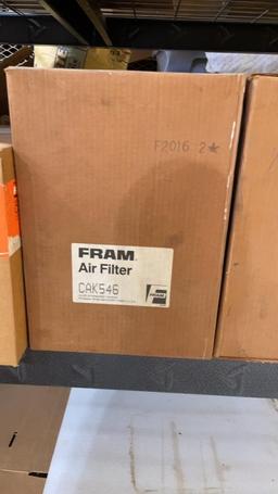 Lot of 9 FRAM air filters