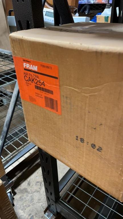 Lot of 9 FRAM air filters