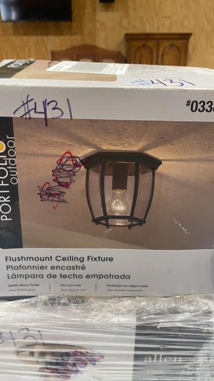 2 flush mount ceiling fixtures