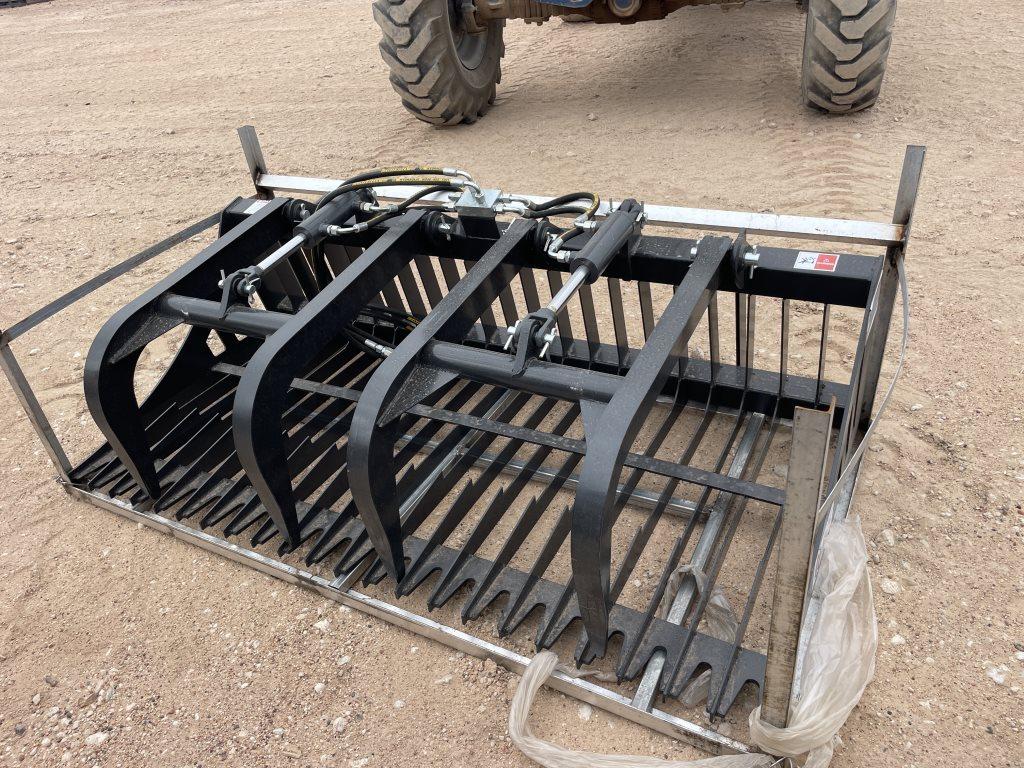 JCT Rock Grapple Bucket for Skid Steer