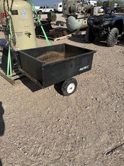 Tow behind garden cart