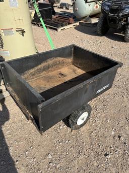 Tow behind garden cart