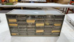 36 drawer parts bin