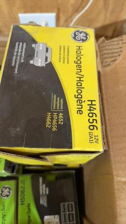 Box of 3 prong halogen headlights