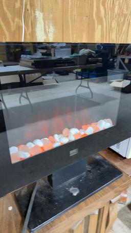 Electric fireplace insert