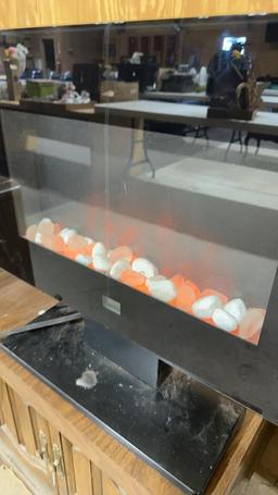Electric fireplace insert