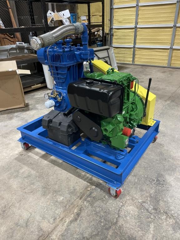 Qunicy 390 Compressor @ Lister Petter Engine