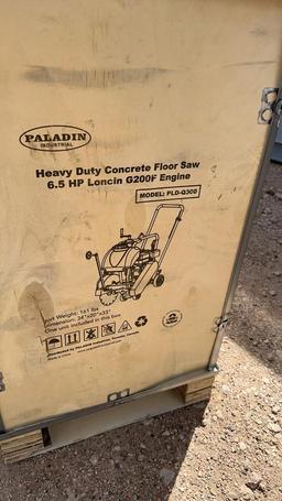 Unused Concrete Floor Saw