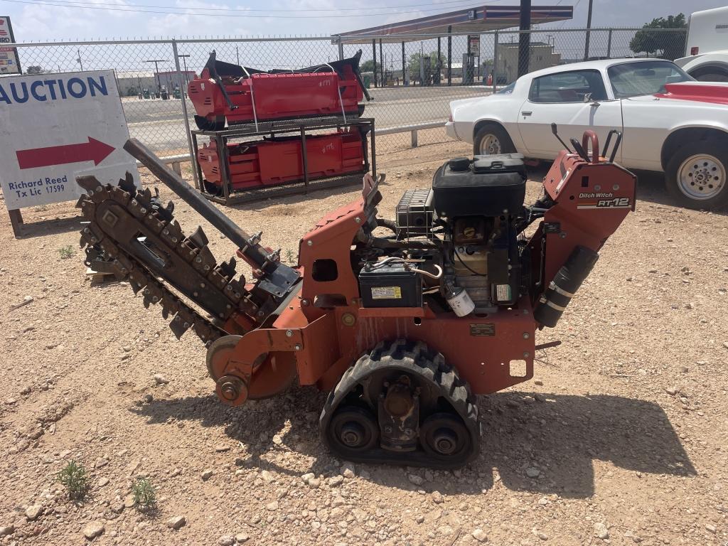 Ditch Witch RT12 Walk behind Ditcher