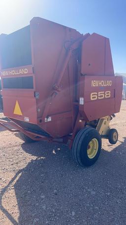 New Holland 658 bailer.