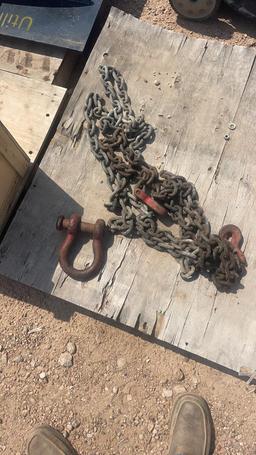 20’ chain and clevis