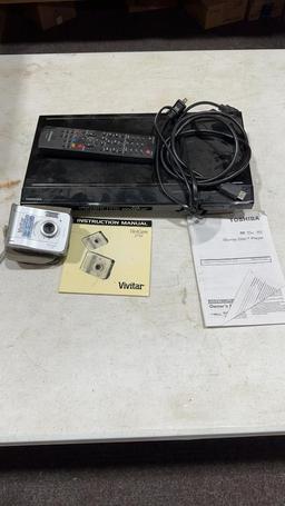 DVD player & camera