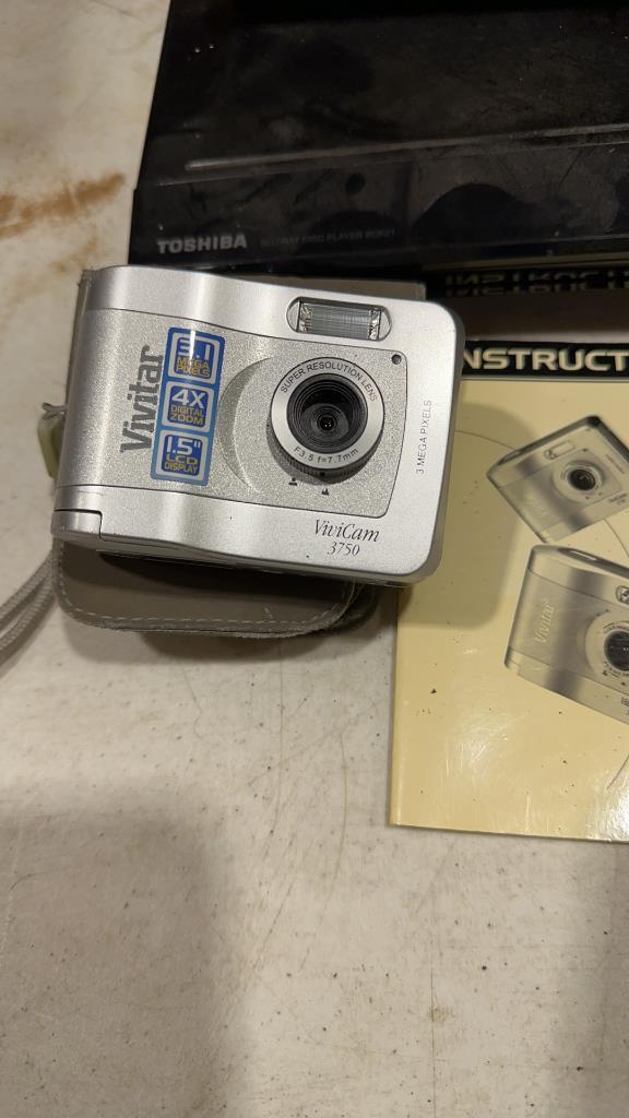 DVD player & camera