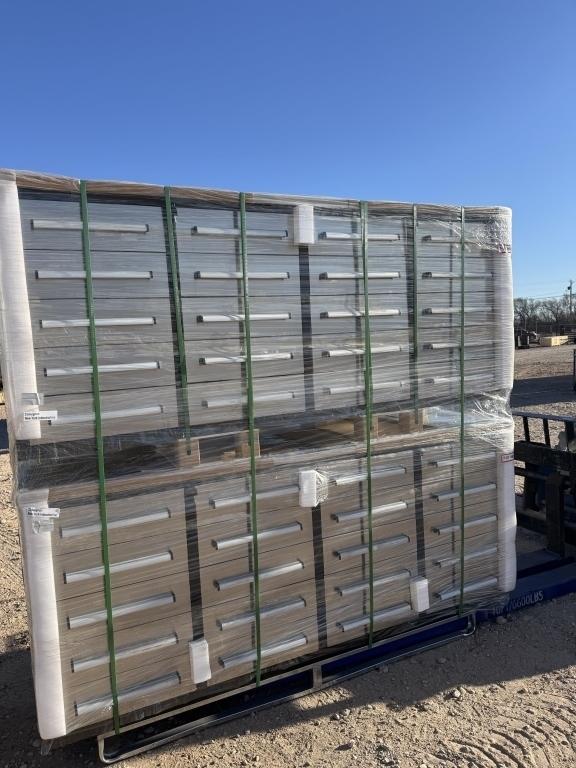 7' Work Bench 20 Drawers Stainless