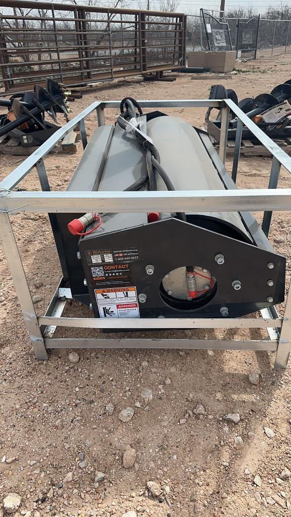 Wolverine Vibratory Roller for skid steer