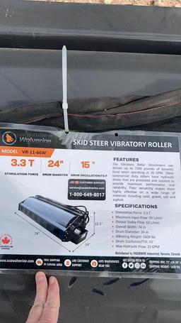 Wolverine Vibratory Roller for skid steer