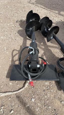12" Auger for mini skid steer