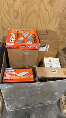 Large box of misc air filters
