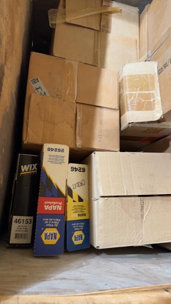Large box of misc air filters
