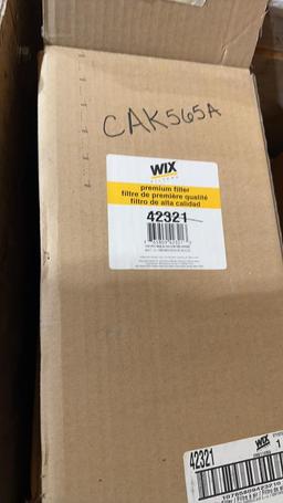 Large box of misc air filters