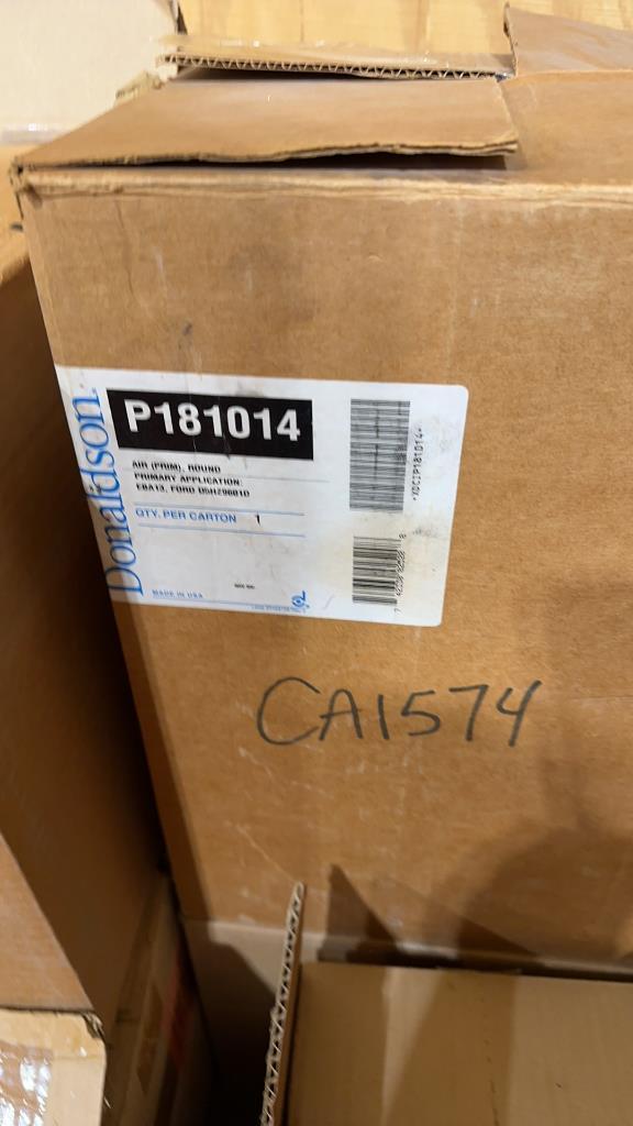 Large box of misc air filters