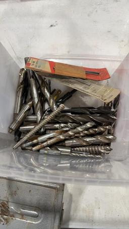 Box of misc drill bits