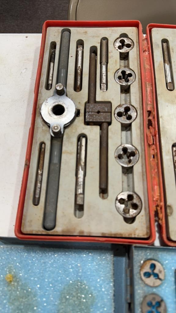 Lot of 2 tap & die sets
