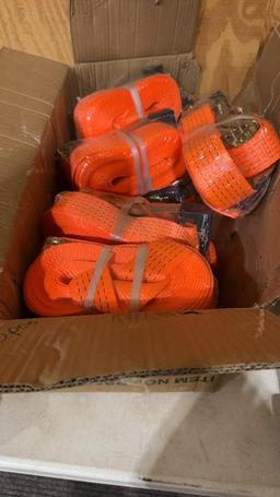 10pc 2” ratchet straps