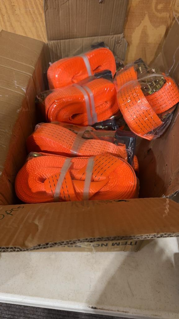 10pc 2” ratchet straps