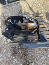 Wolverine Mini Skid Steer Auger and Drive