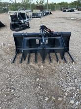 Wolverine Compact Tractor Manure Fork Grapple