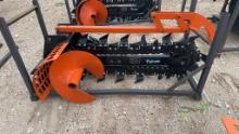 Trencher for Mini Skid steer