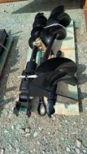 3pc Auger set for mini excavator