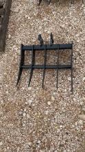Rake for mini excavator