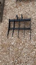 Rake for mini excavator