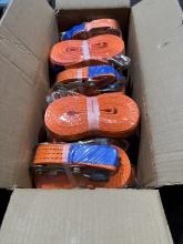 10 pc 1.5" Ratchet Straps