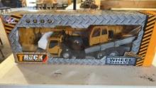 Toy cement mixer truck w/remote