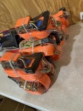 12 pc 2” ratchet straps