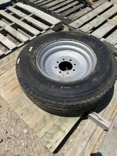 235/75R17.5 tire & wheel