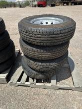 Set of 4—-ST235/80R16 tires & wheels