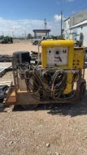Sureweld direct current arc welder on rolling cart