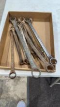 Box of box end wrenches