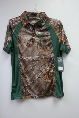 Realtree polos NEW (Green and black)