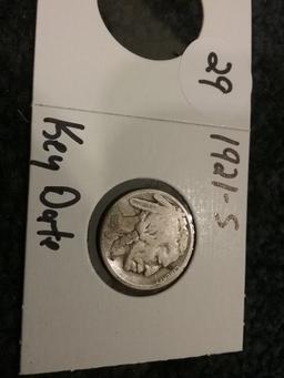 KEY DATE Buffalo Nickel  1921-S