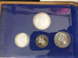 Four Coin Vienna Austria Proof Silver Set