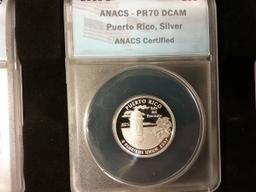 FULL ANACS 2009-S Silver Quarters