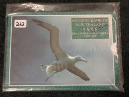 1998 New Zealand BU Coin Set
