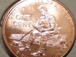 Variety Coin 2009 WDDR-001 Lincoln Cent BU RED