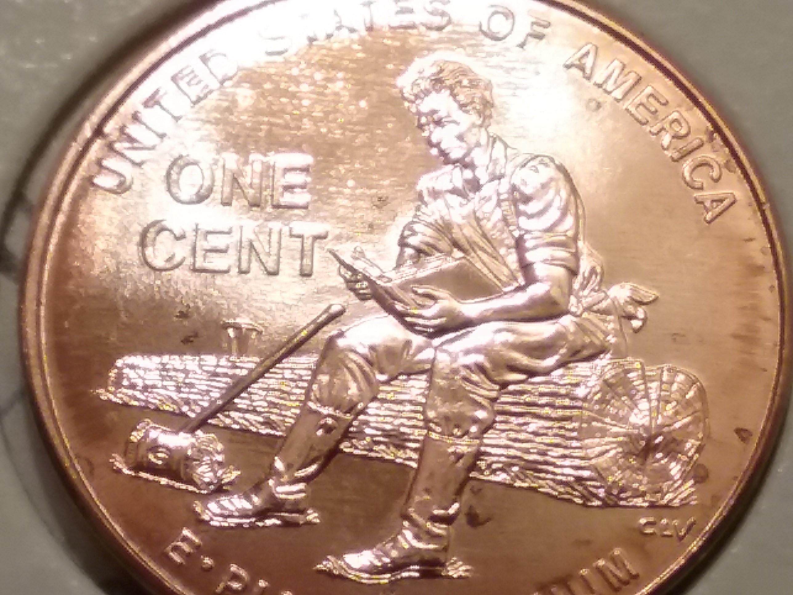 Variety Coin 2009 WDDR-001 Lincoln Cent BU RED